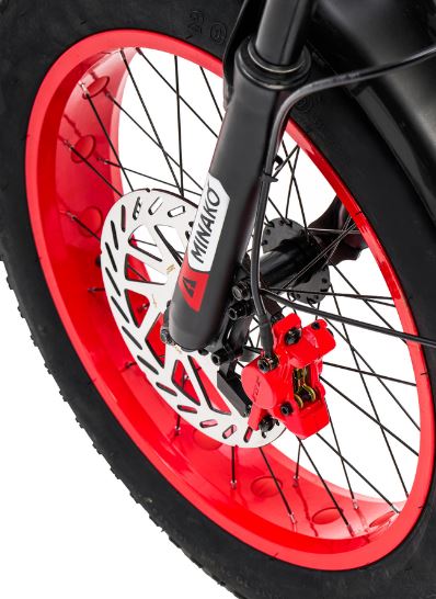 Электровелосипед Minako Apex 20Ah Красный