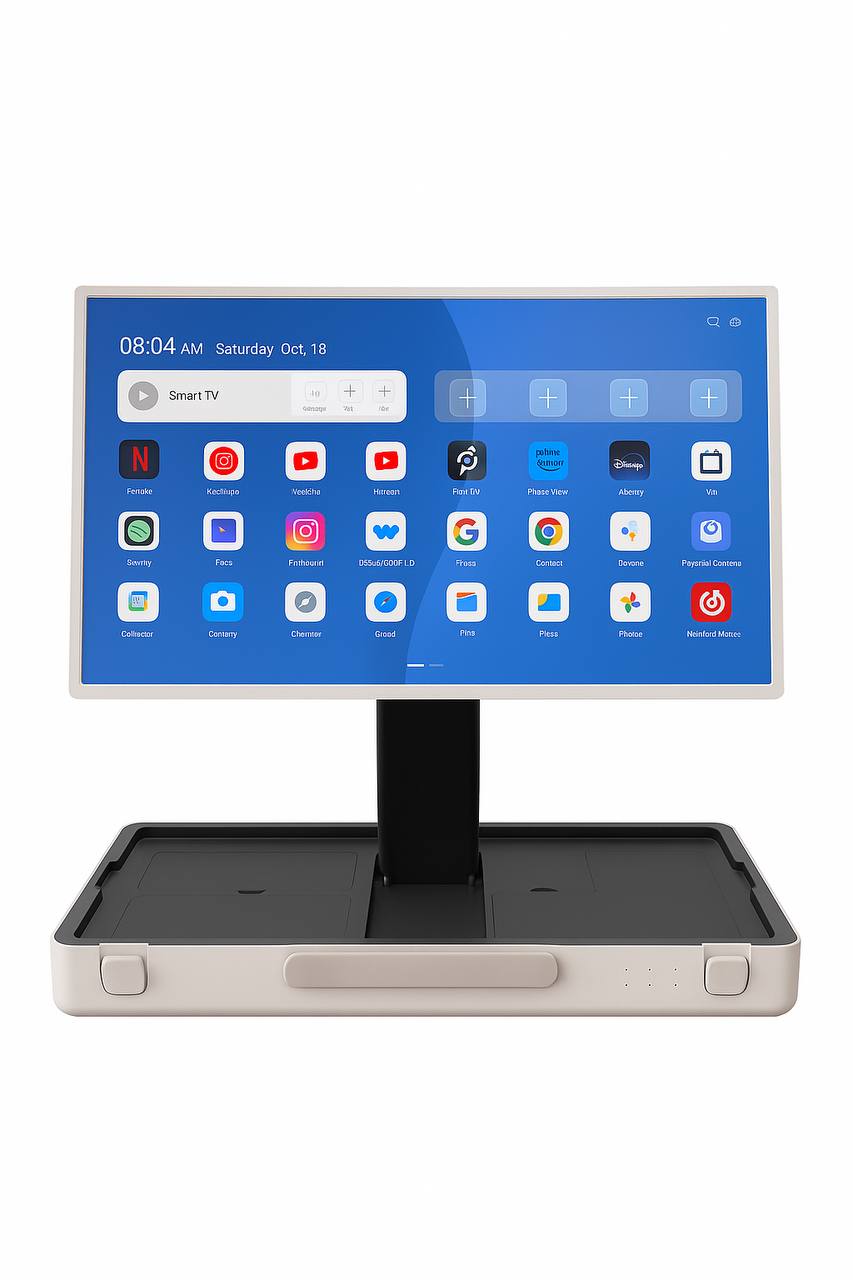 Портативный телевизор сенсорный  27 дюймов 