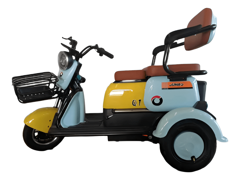 Электрический трицикл SUBORBOX X3 Сине-желтый