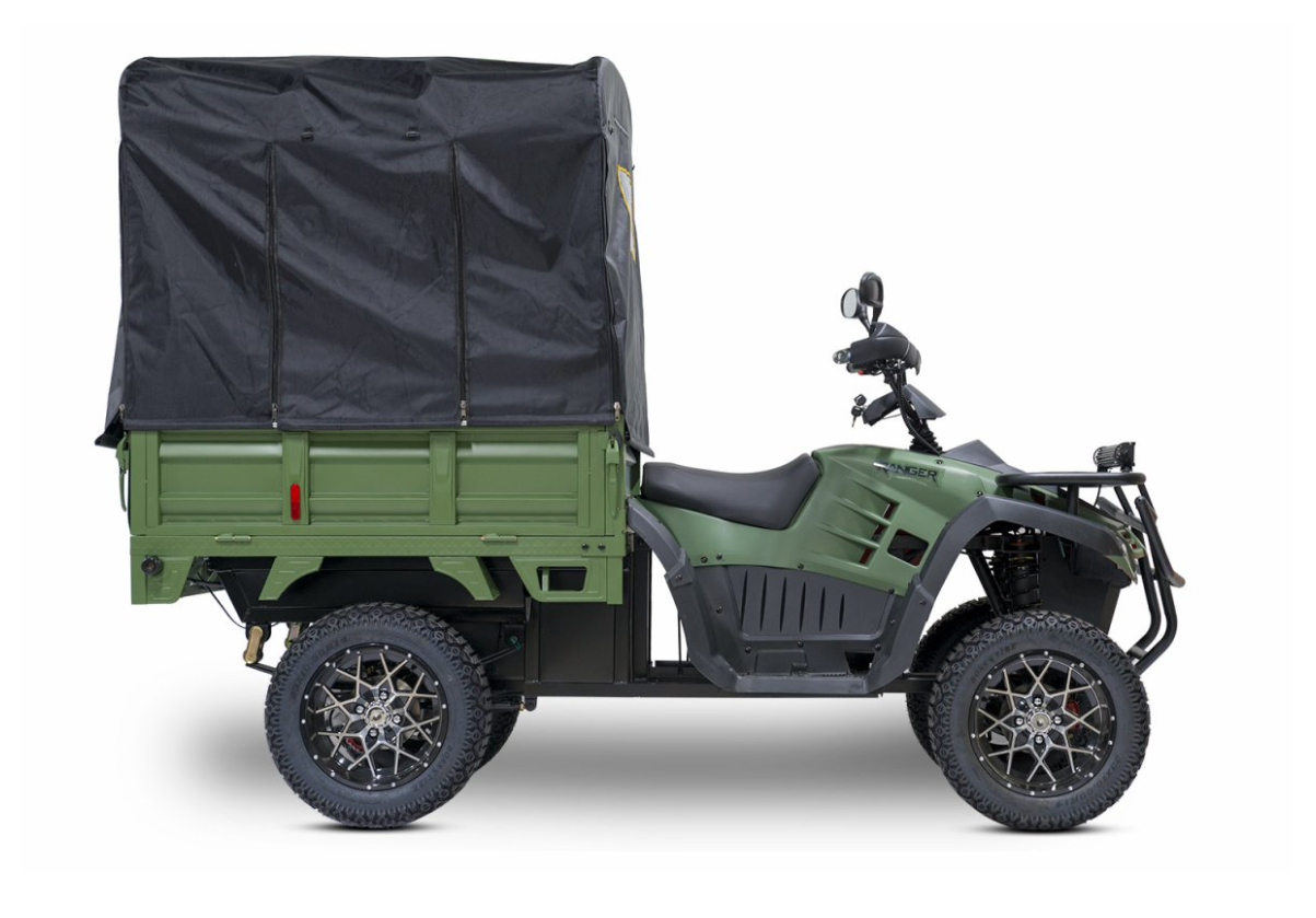 Грузовой электроквадроцикл Rutrike Рейнджер Зелёный