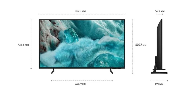 Телевизор Samsung QE43Q7FAAUXRU 43"