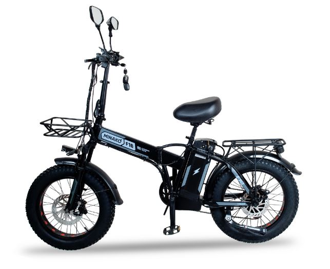 Электровелосипед Minako F10 Pro 20Ah Черный
