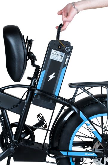 Электровелосипед Minako F10 Pro 20Ah Синий
