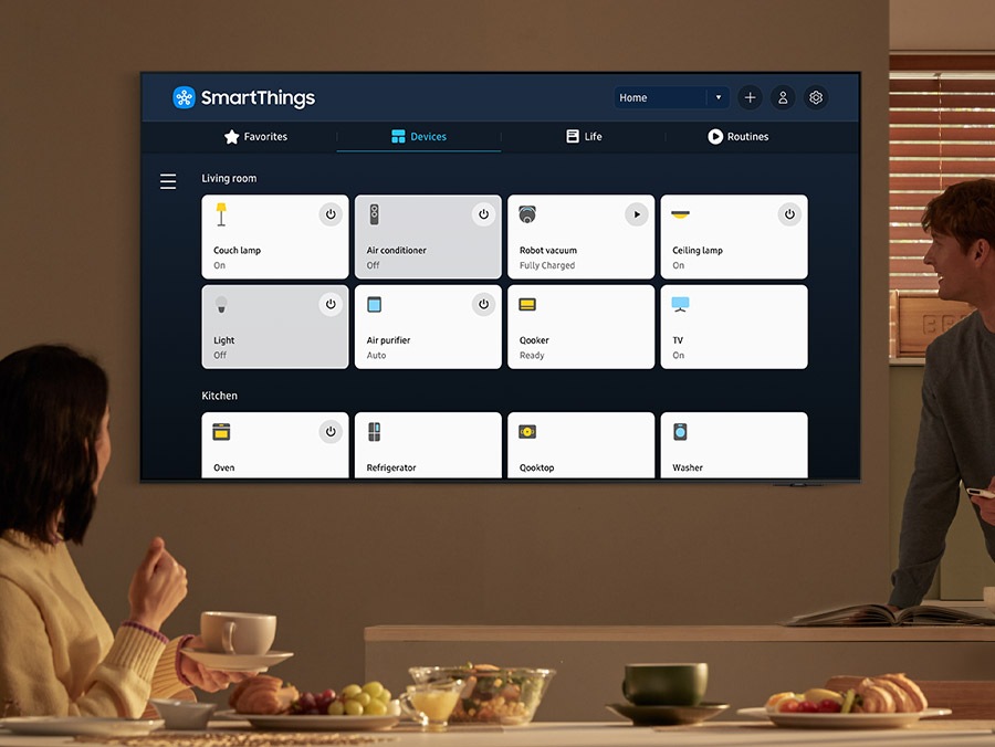 Телевизор Samsung QE55Q60DAUXRU 2024 (4K UHD 3840×2160, Smart TV) серый (EAC)