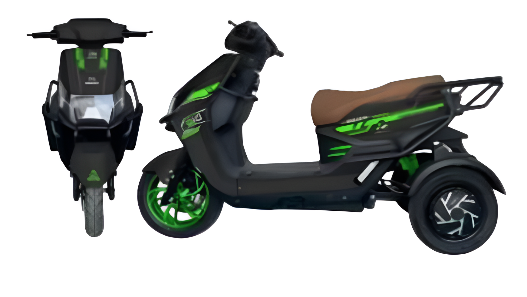 Электроскутер Maikaolin Трицикл стойкий-G18 