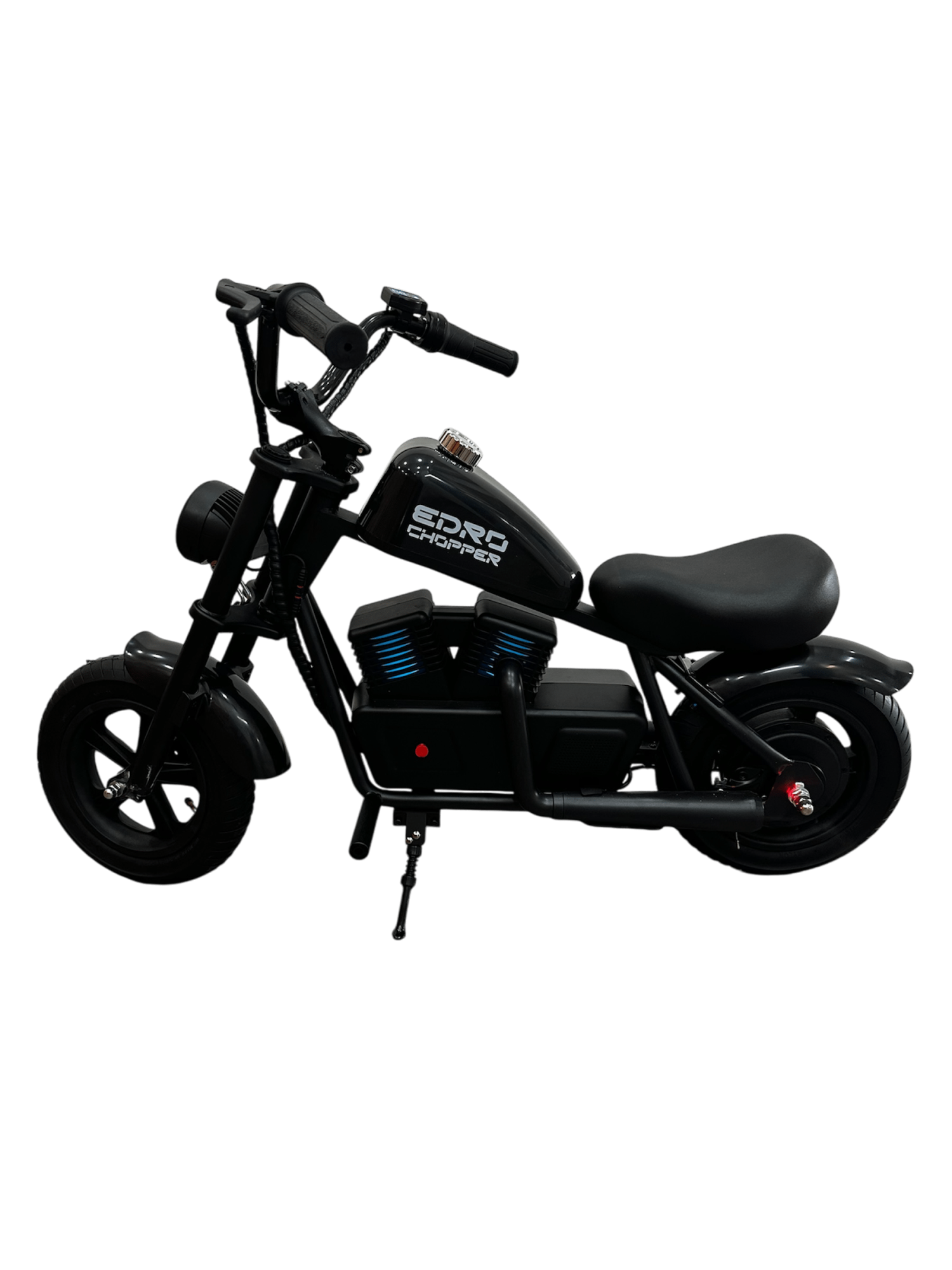 Детский электробайк eDro Chopper чёрный