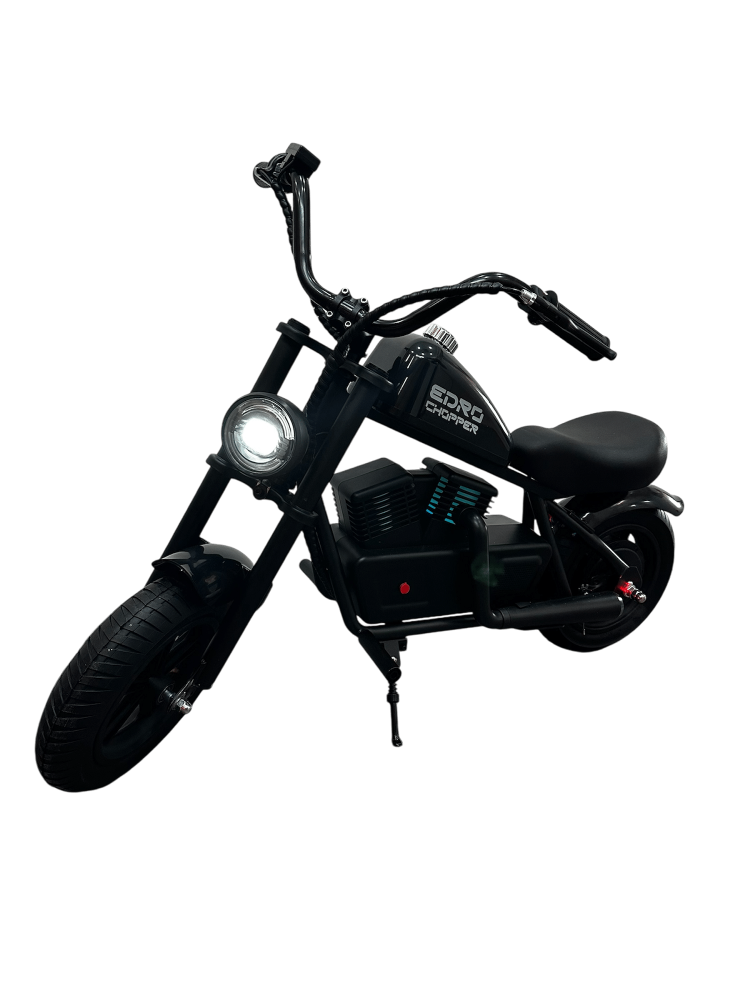 Детский электробайк eDro Chopper чёрный